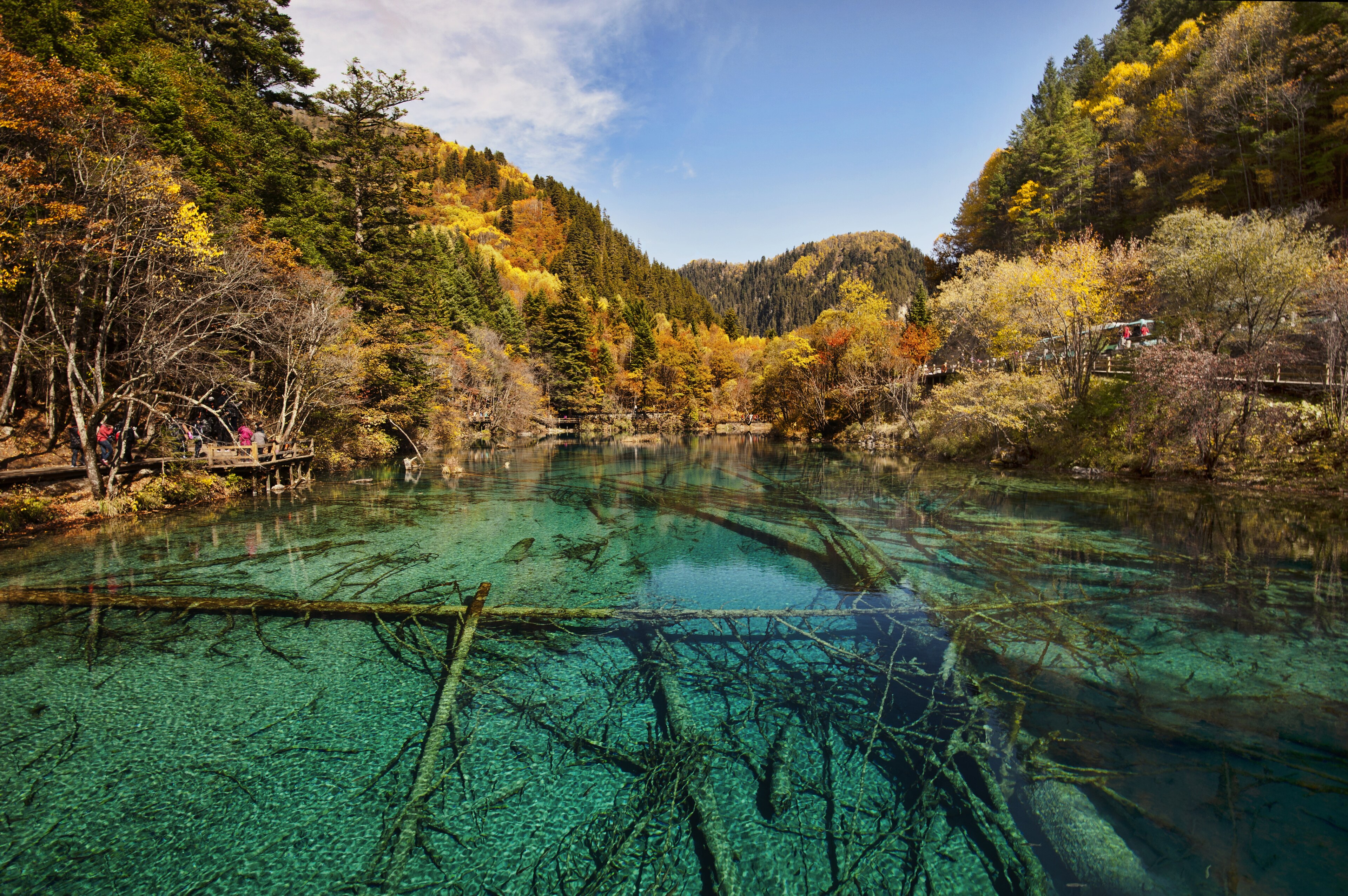 Five Flower Lake in Jiuzhaigou